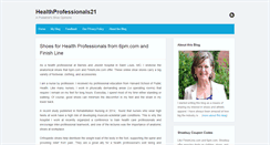 Desktop Screenshot of healthprofessionals21.org